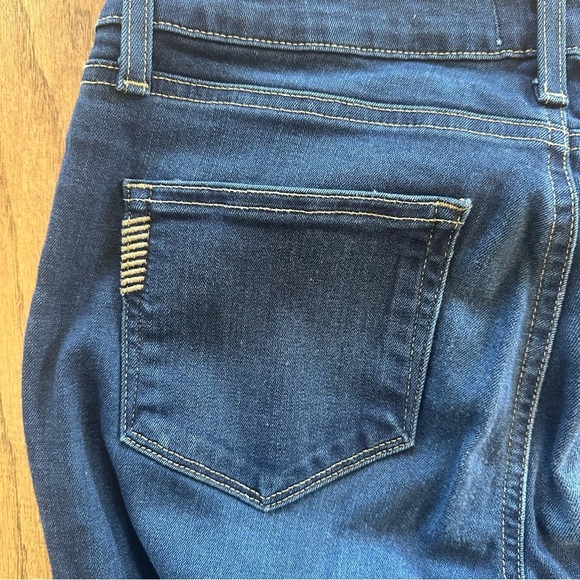 Paige Skyline Skinny Jeans Medium Dark Wash Blue Denim Size 29 Casual - Picture 5 of 14